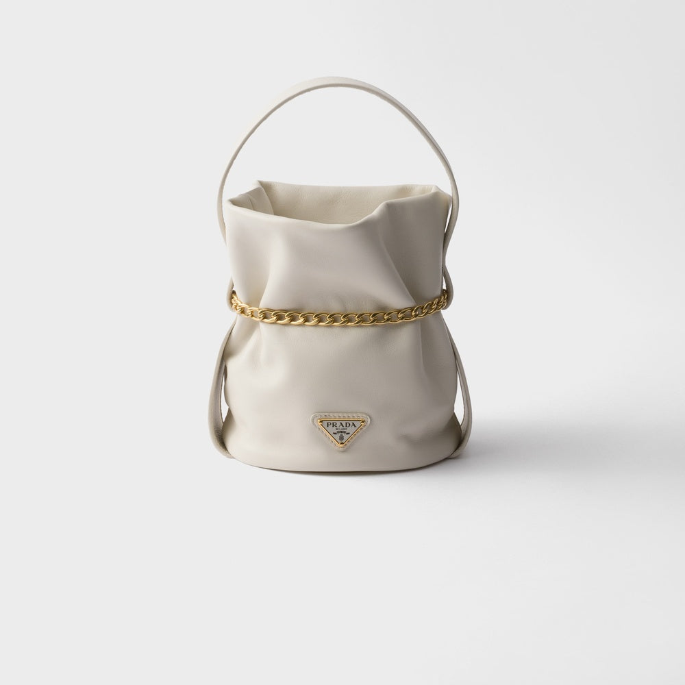 Prada Petit Sac mini nappa leather bucket bag