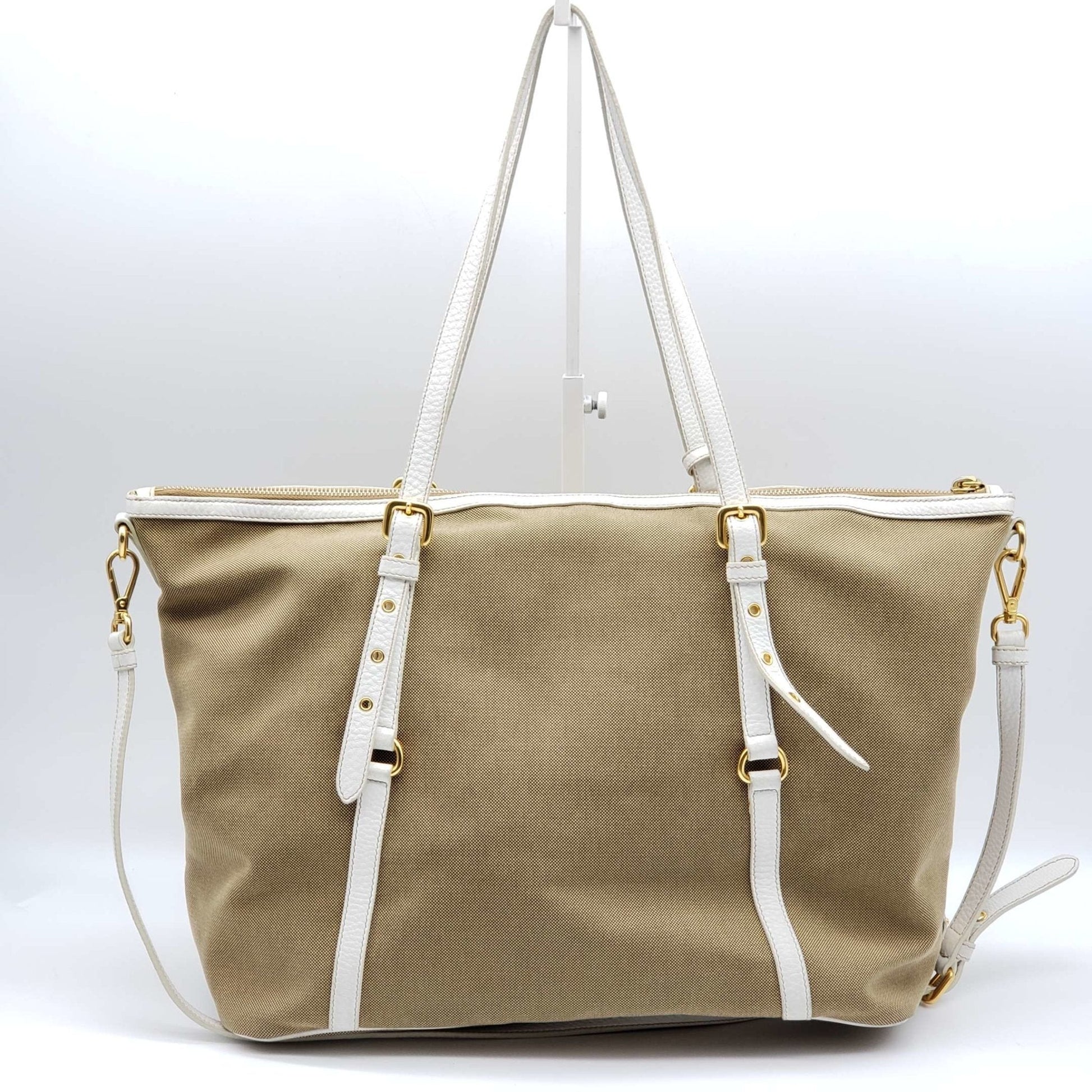 Prada Jacquard Logo Shoulder Bag