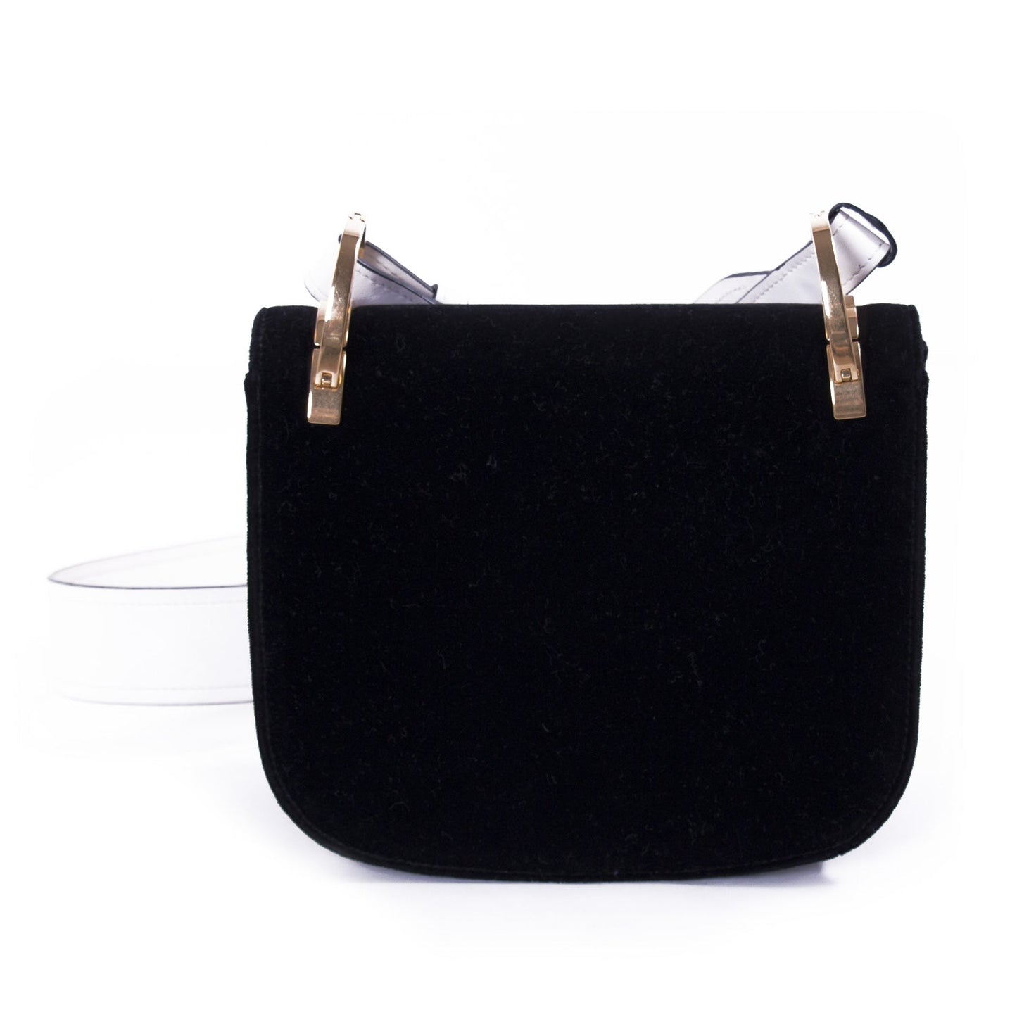 Prada Pionnière Velvet Saddle Bag