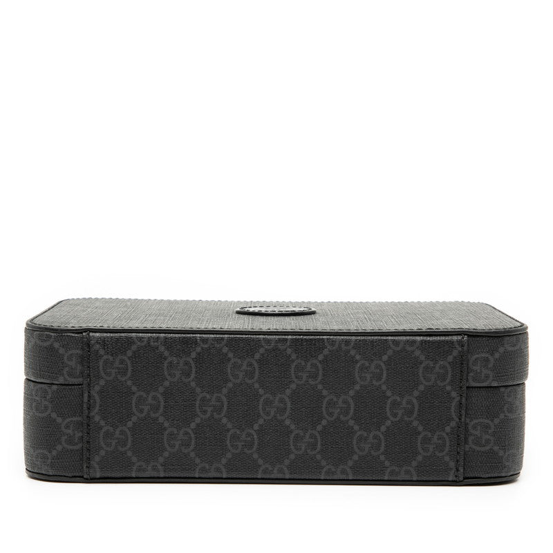 Gucci GG Supreme Hard Trunk PVC Shoulder Bag
