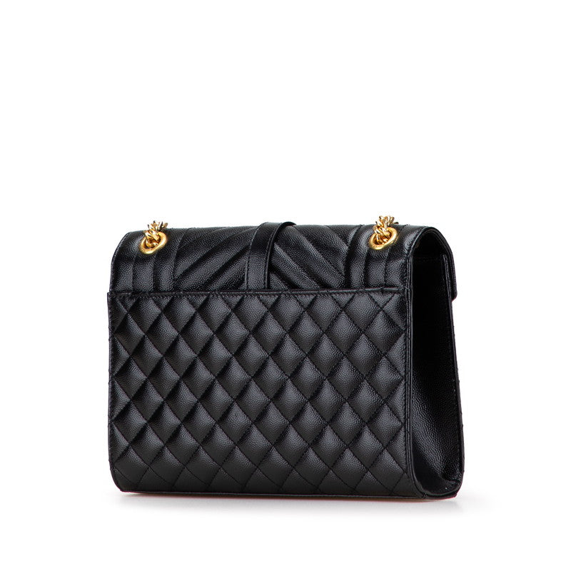 Saint Laurent Envelope Leather 2way Shoulder Bag