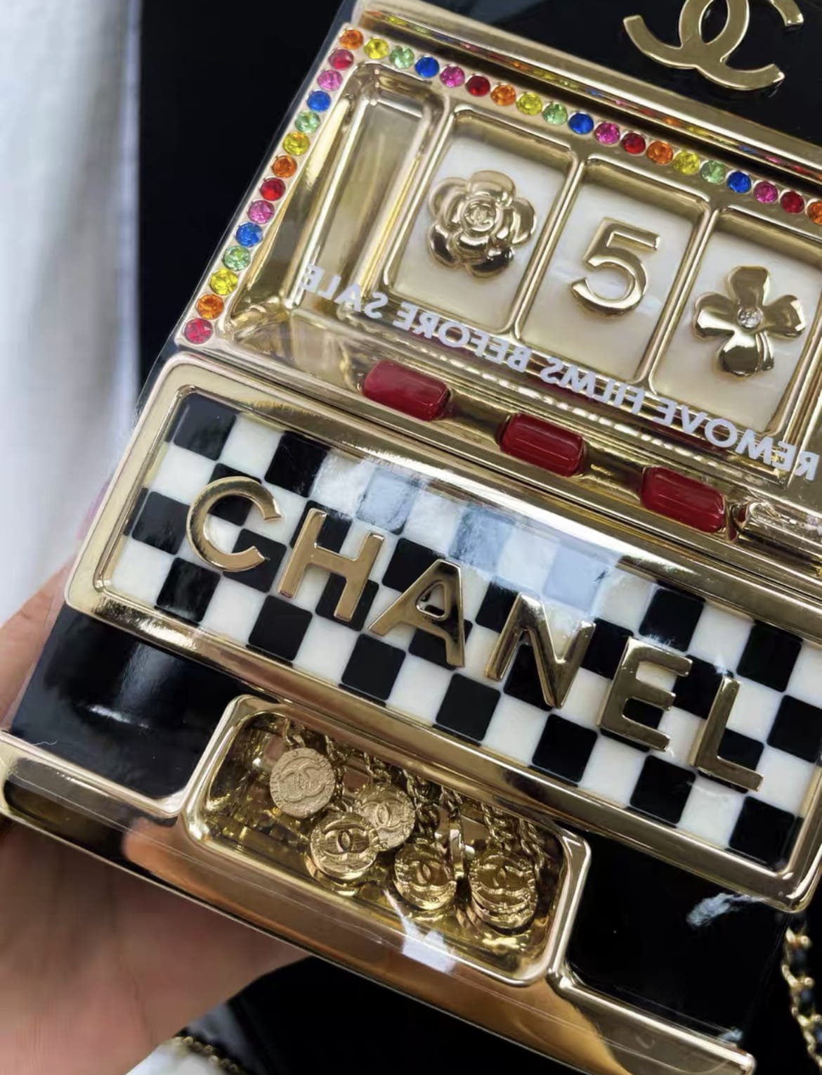 Chanel 23C Monaco Slot Machine Casino MinaudiÃ¨re Evening Clutch Bag