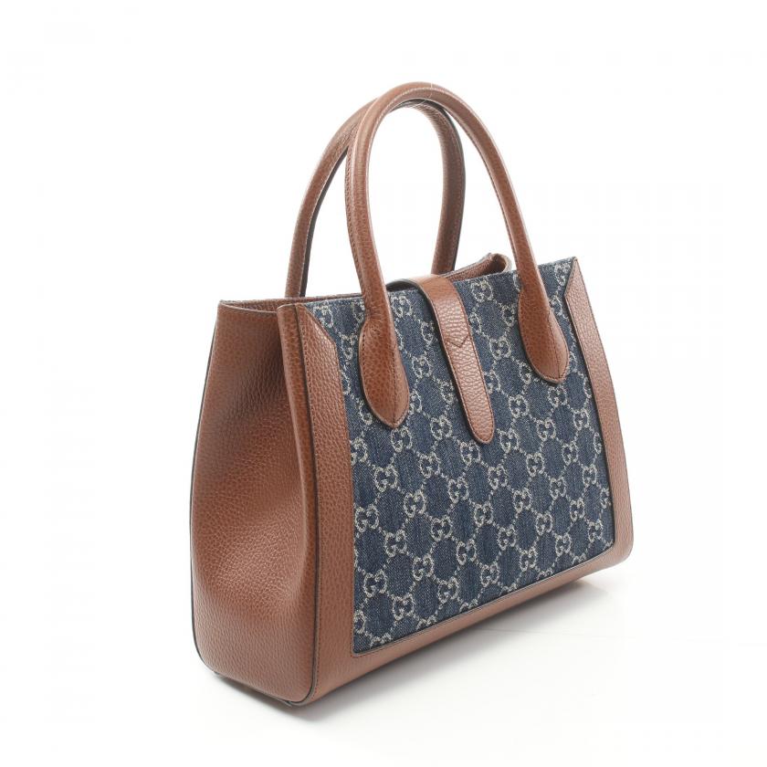 Gucci Monogram Leather Tote