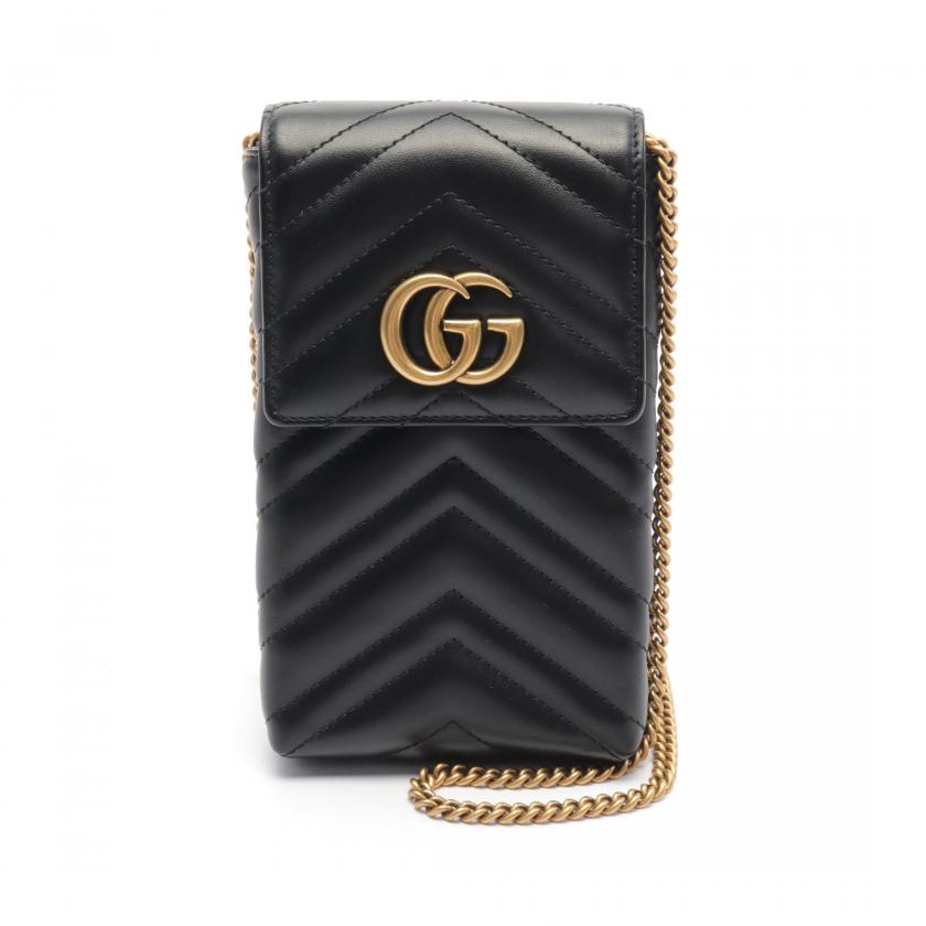 Gucci Monogram Chain Leather Tote