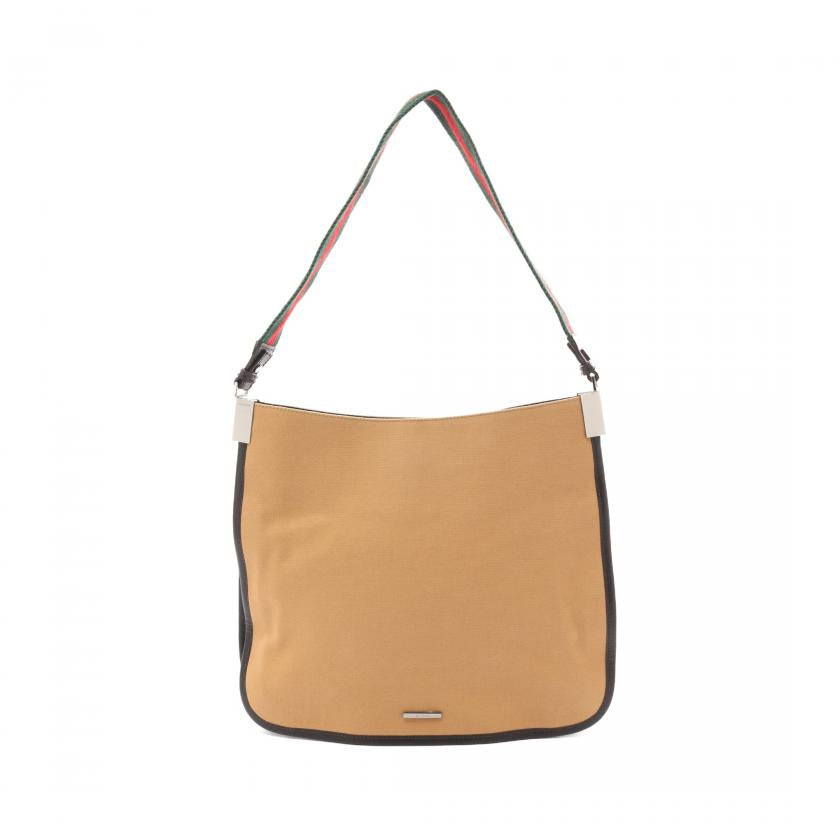 Gucci Monogram Leather Canvas Tote
