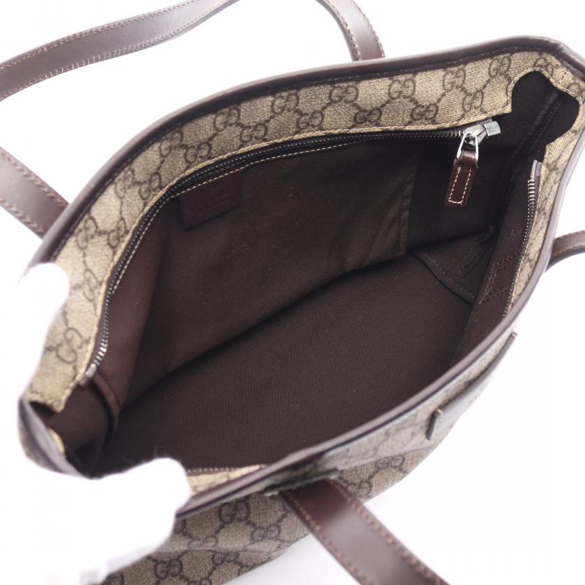 Gucci Monogram Leather Tote