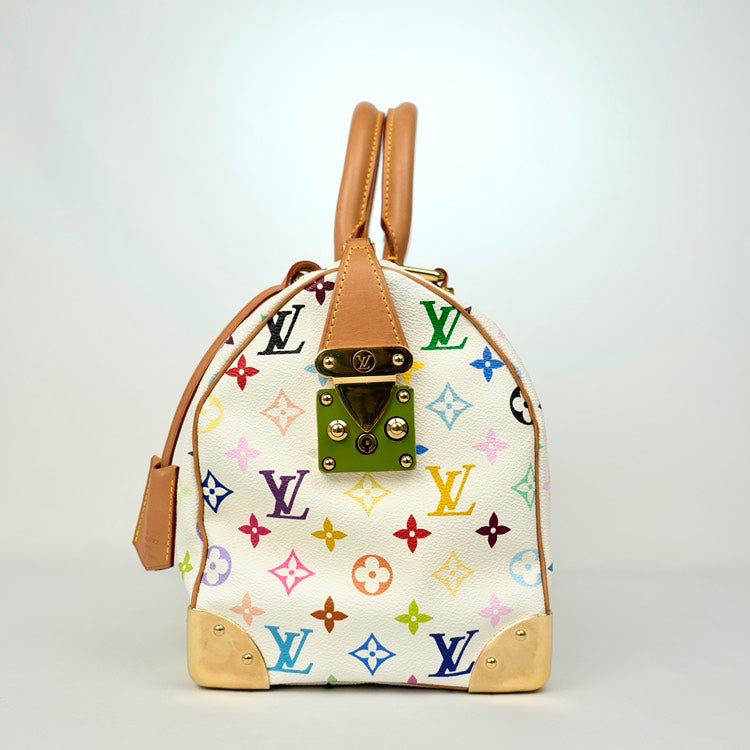 Louis Vuitton Monogram Multicolore White Handbag
