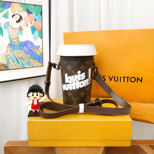 Louis Vuitton Coffee Cup Os Brown Bag Accessory