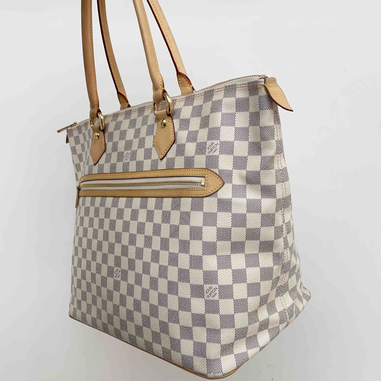 Louis Vuitton Damier Azur Neverfull MM Tote Bag