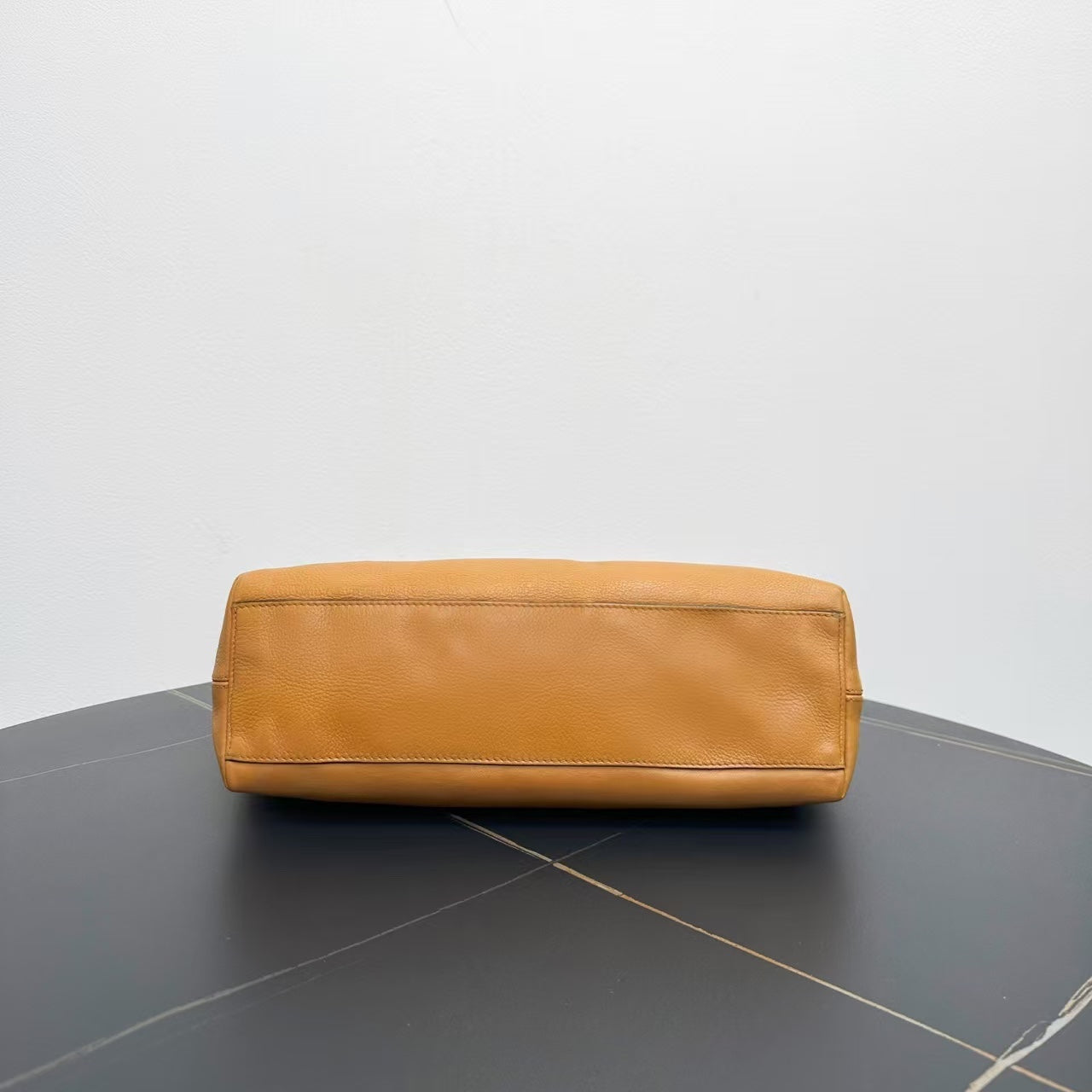 Luxury CELINE Tan Leather Shoulder Bag