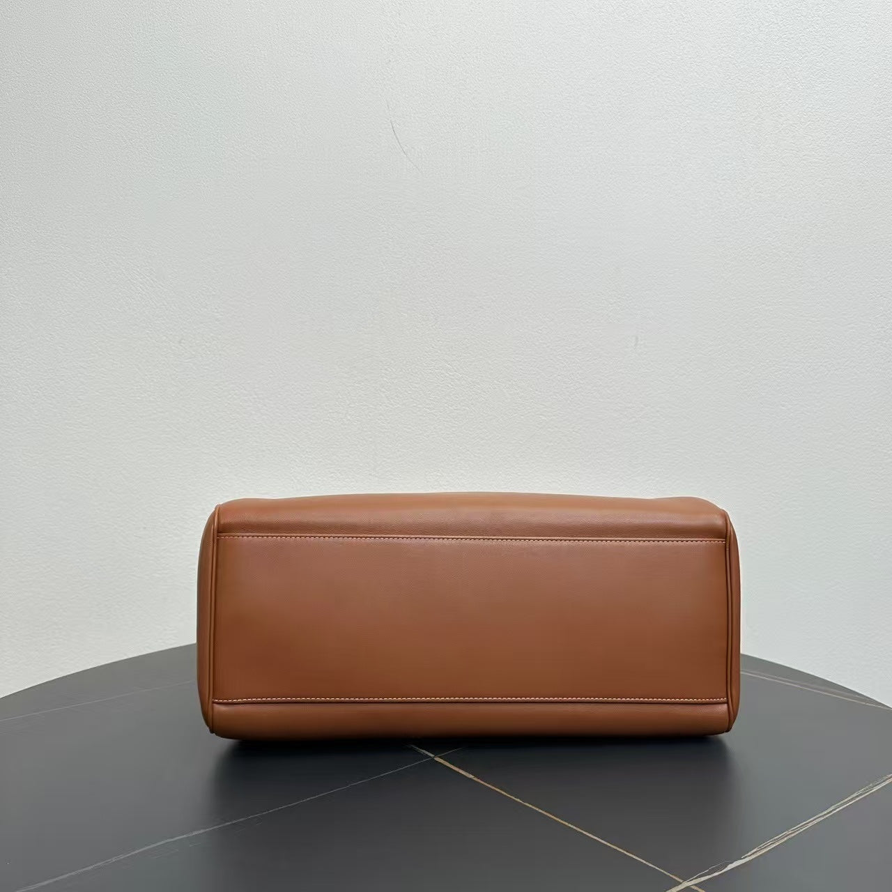 Luxury CELINE Brown Leather Large Tote Bag