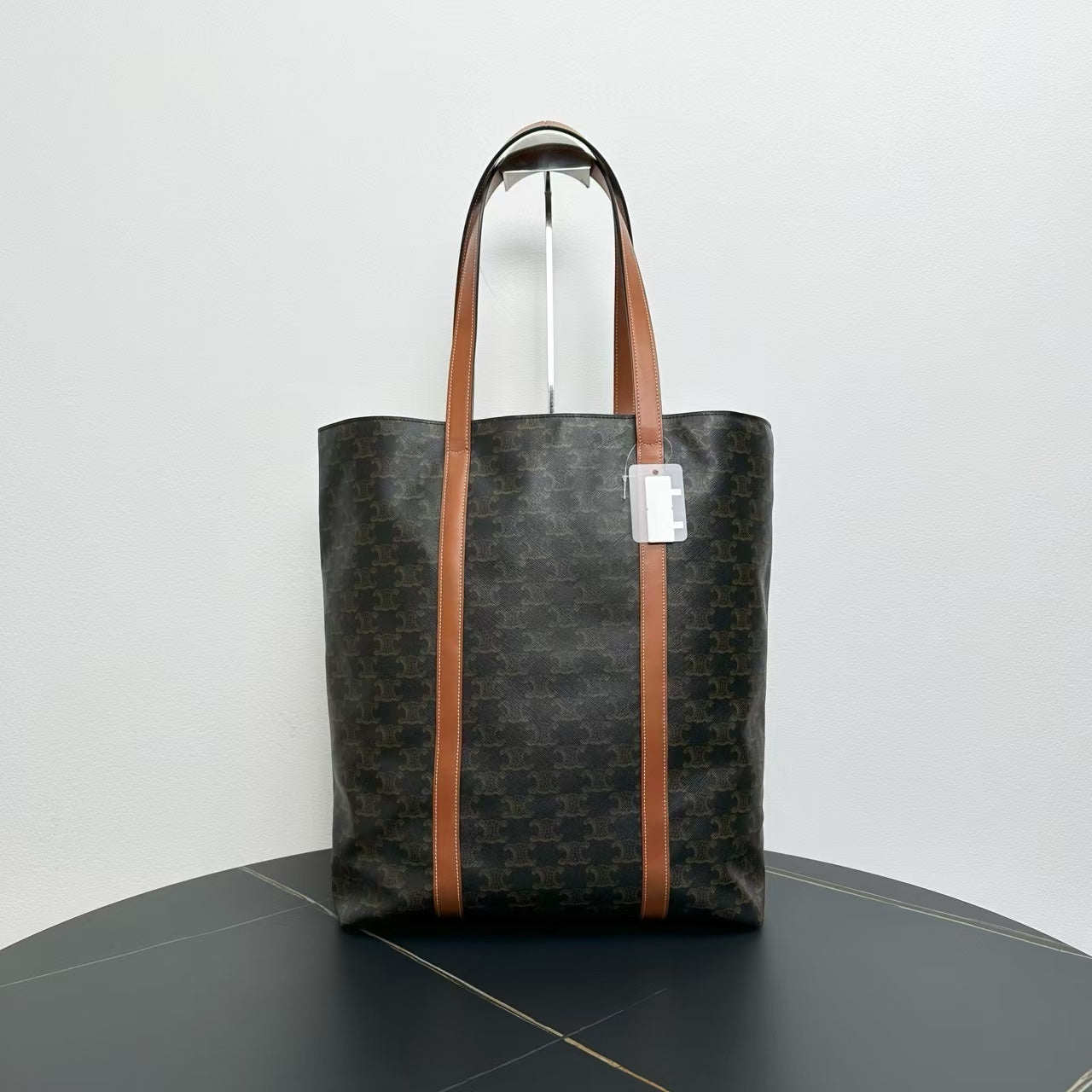 Luxury CELINE Tote Bag in Brown Canvas - Designer Handbag