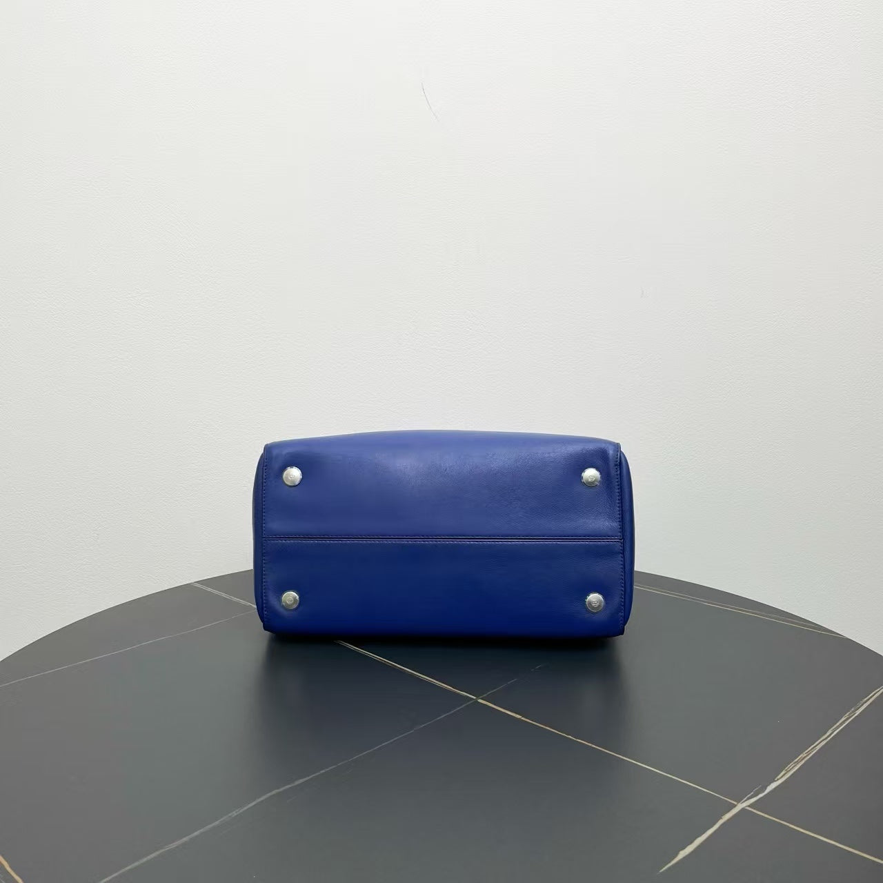 Dior Blue Leather Tote Bag - Designer Handbag