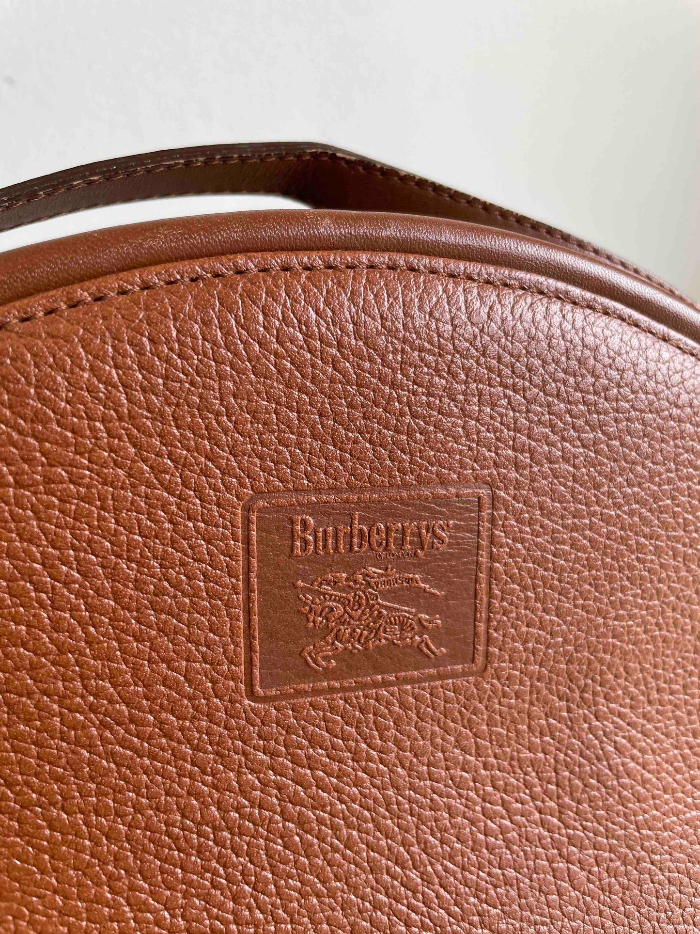 Burberry Crossbody Bag Brown Leather