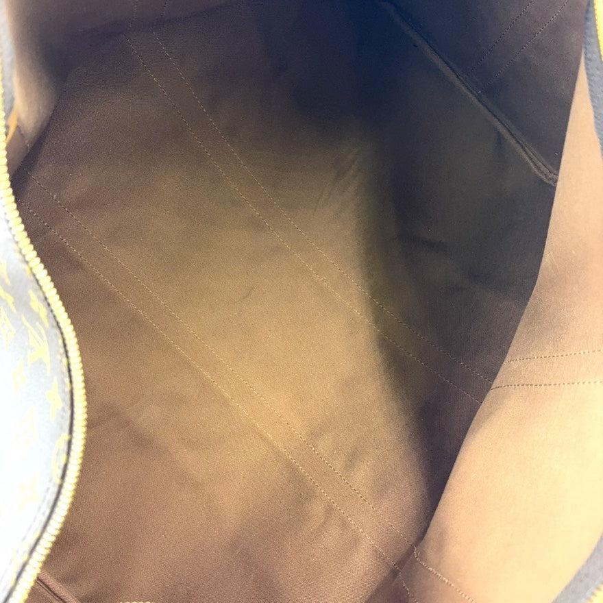 Louis Vuitton Monogram Keepall 55 2way Bag Brown Duffle LB109519