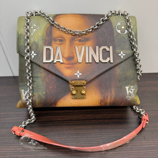 Limited? Louis Vuitton Da Vinci Chain Bag NGB441 Multicolor Shoulder Bag
