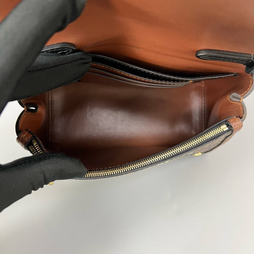 Burberry Mini Bag XJ10813 Brown Multicolor Monogram Crossbody