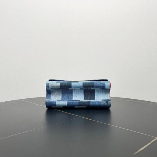 Louis Vuitton Damier Shoulder Bag - Blue Checked