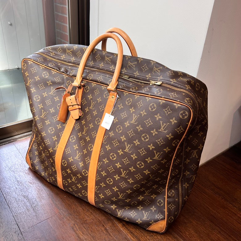 Louis Vuitton Monogram Leather Travel Bag Brown Luggage AF871