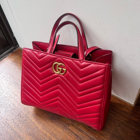 Gucci Marmont Top Handle 2Way Handbag AG137