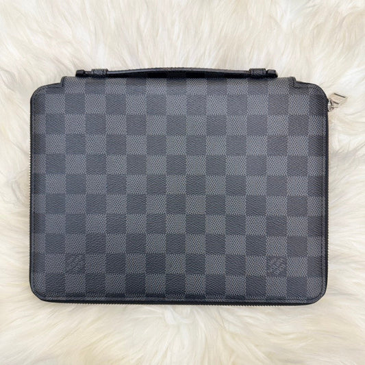 Louis Vuitton Graphite Damier iPad Essential Case - Designer Handbag