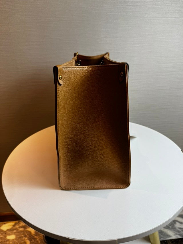Louis Vuitton Onthego MM Reverse Monogram Brown Tote