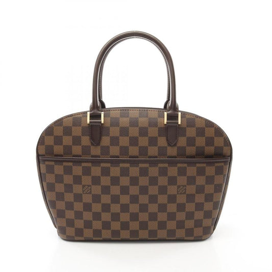 LOUIS VUITTON Saria Horizontal Damier ebene Handbag PVC leather Brown - A 2101218585209