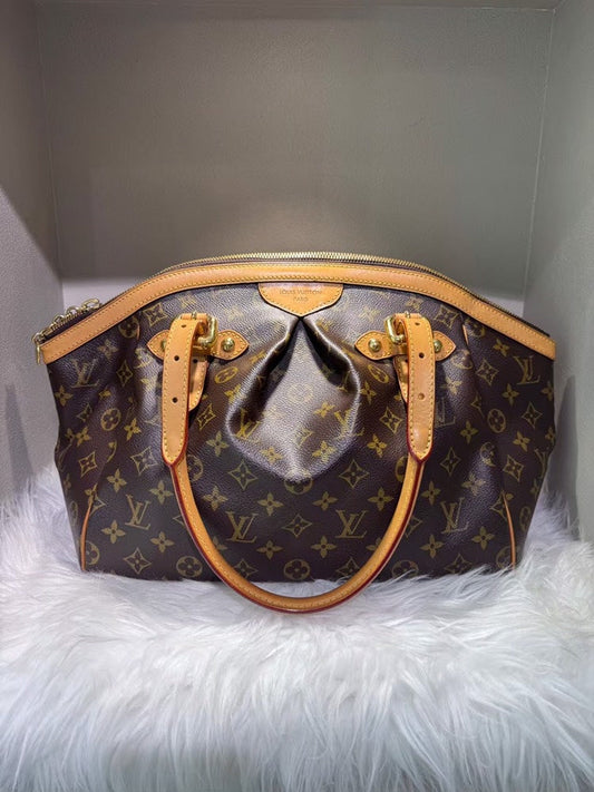 Louis Vuitton Tivoli Monogram Brown Satchel Bag