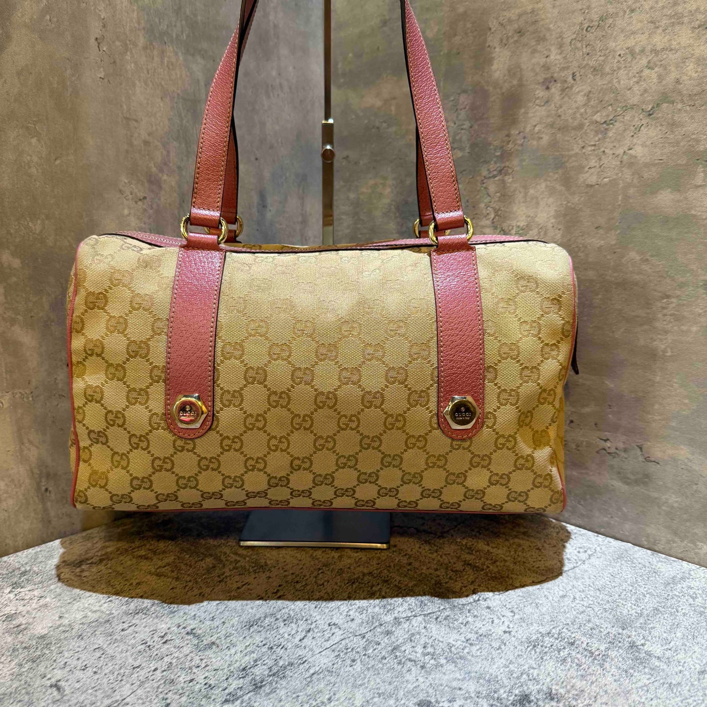 Gucci monogram Boston bag