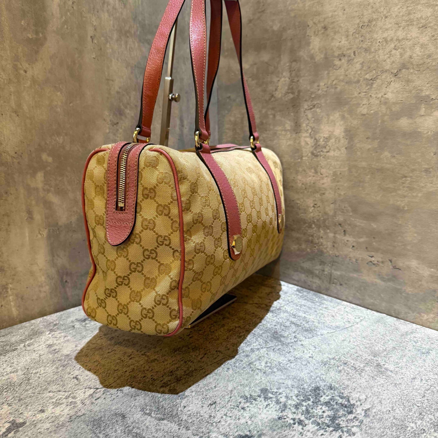 Gucci monogram Boston bag