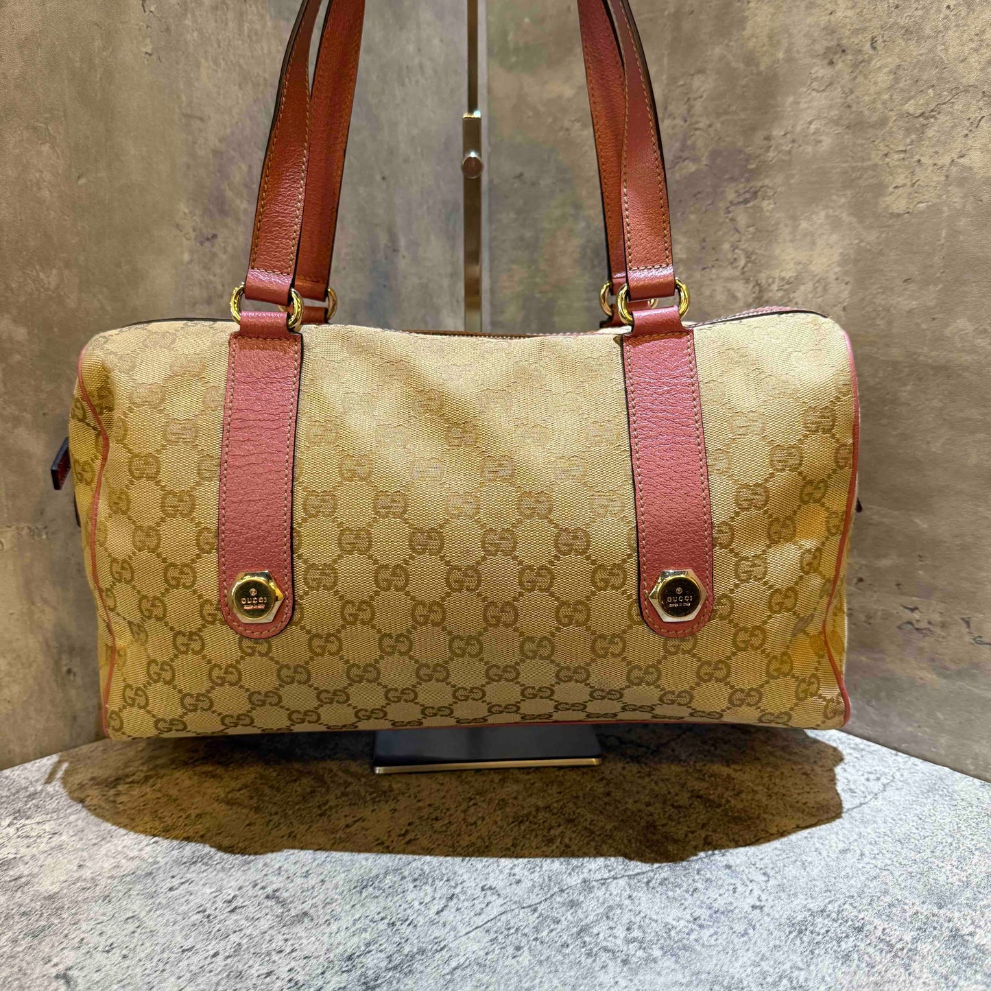 Gucci monogram Boston bag
