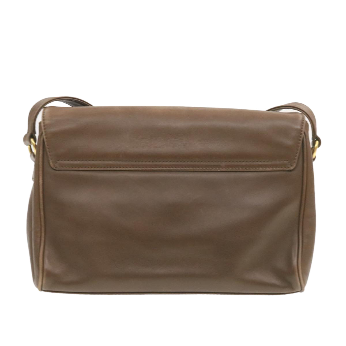 Luxury CELINE ring Shoulder Bag Leather Brown rd1551