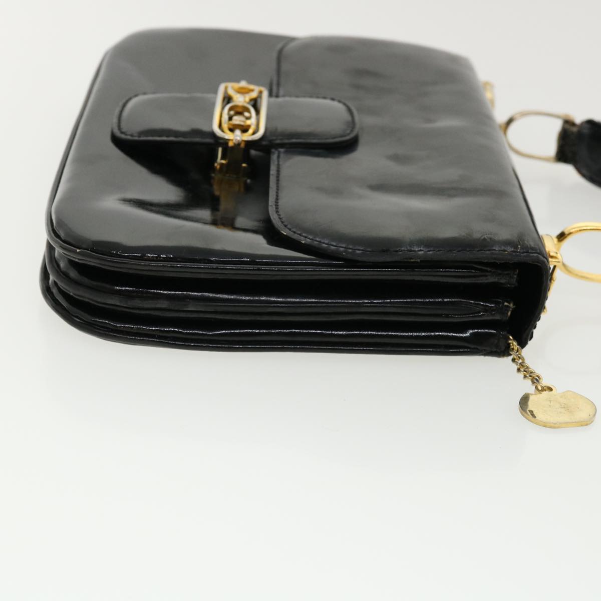 Luxury CELINE Shoulder Bag Leather Black rd3015