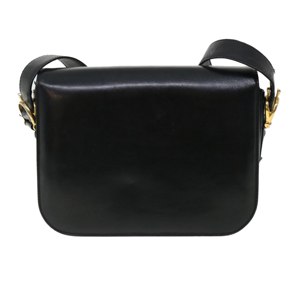 Luxury CELINE Shoulder Bag Leather Black rd3515