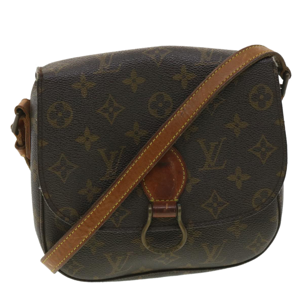 LOUIS VUITTON Monogram Saint Cloud MM Shoulder Bag M51243 LV Auth rd4200