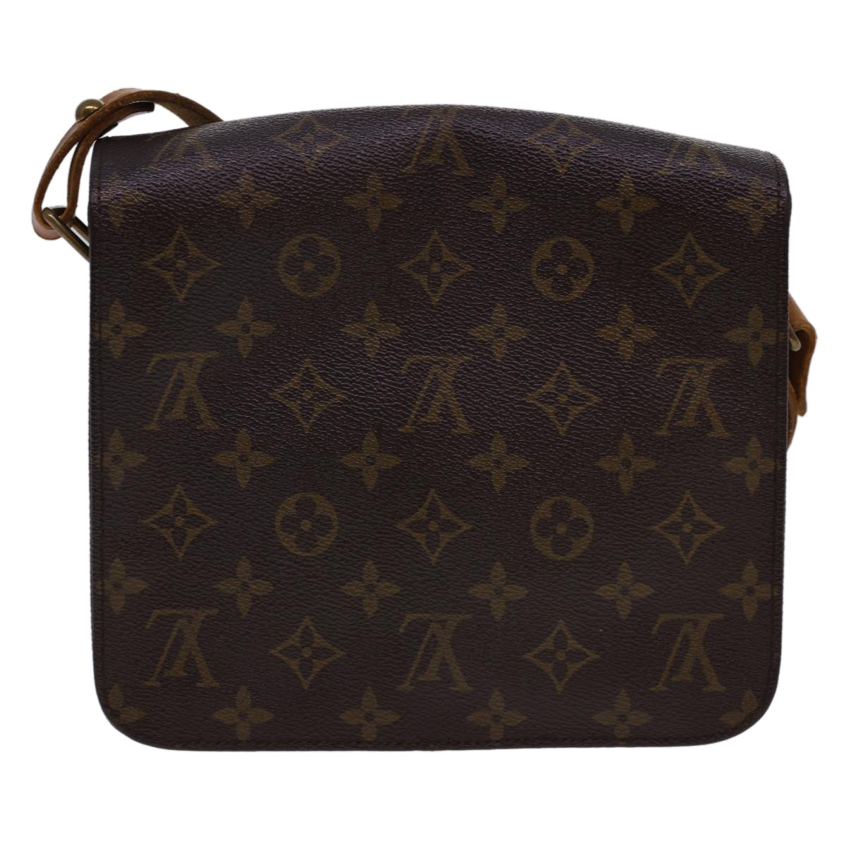 LOUIS VUITTON Monogram Cartouchiere MM Shoulder Bag M51253 LV rd4699