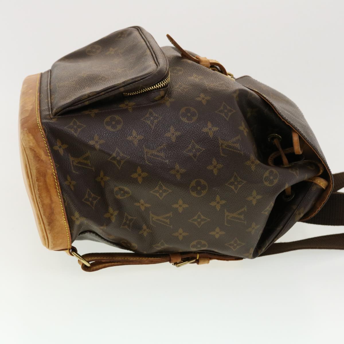LOUIS VUITTON Monogram Montsouris GM Backpack M51135 LV Auth rd4826