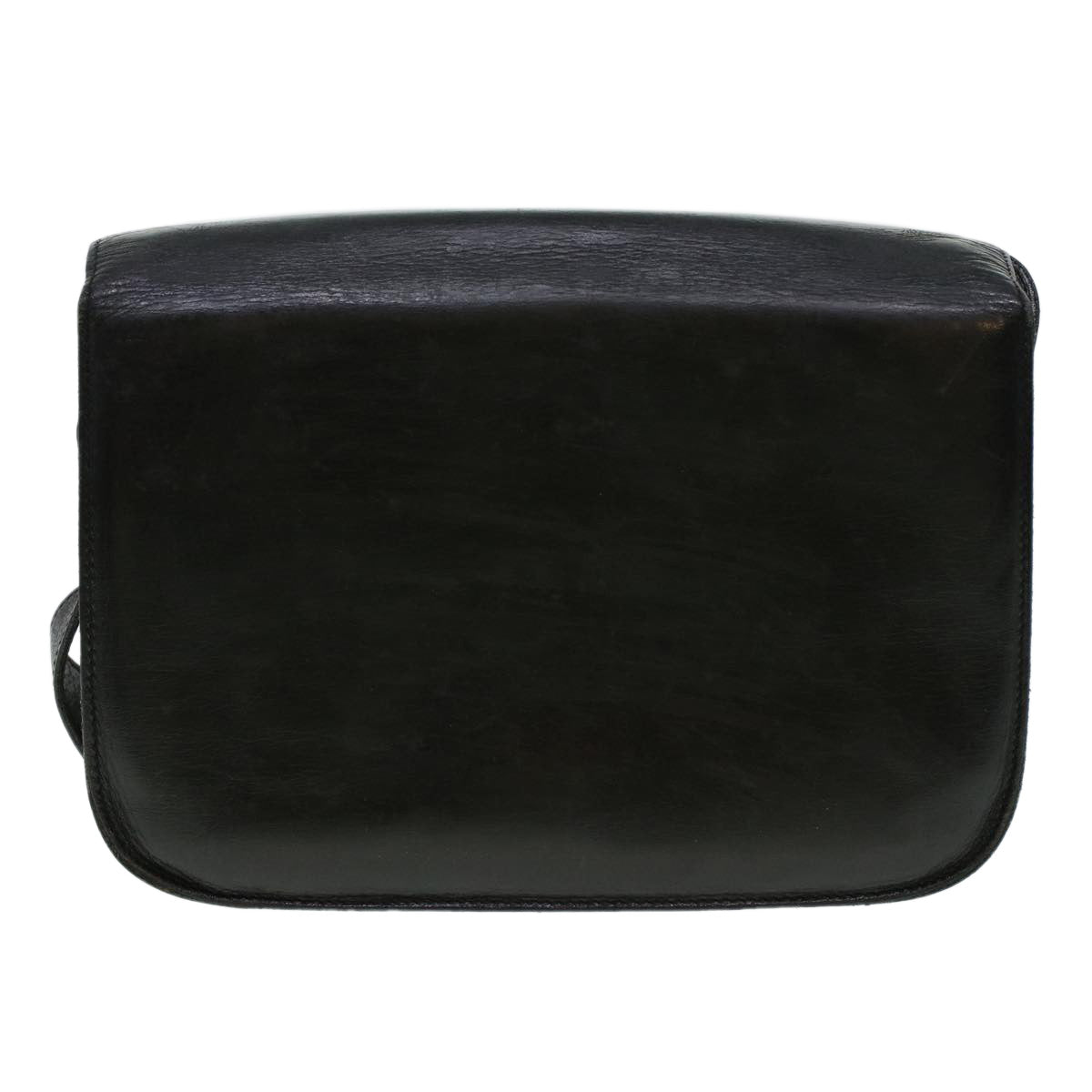 Luxury CELINE Horse Carriage Shoulder Bag Leather Black rd5032