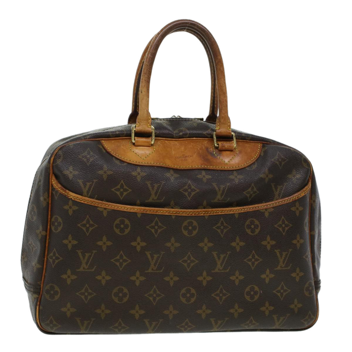 LOUIS VUITTON Monogram Deauville Hand Bag M47270 LV Auth rd5123