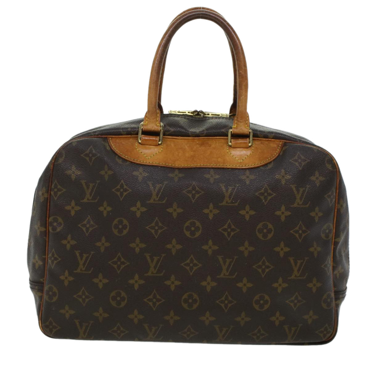 LOUIS VUITTON Monogram Deauville Hand Bag M47270 LV Auth rd5123