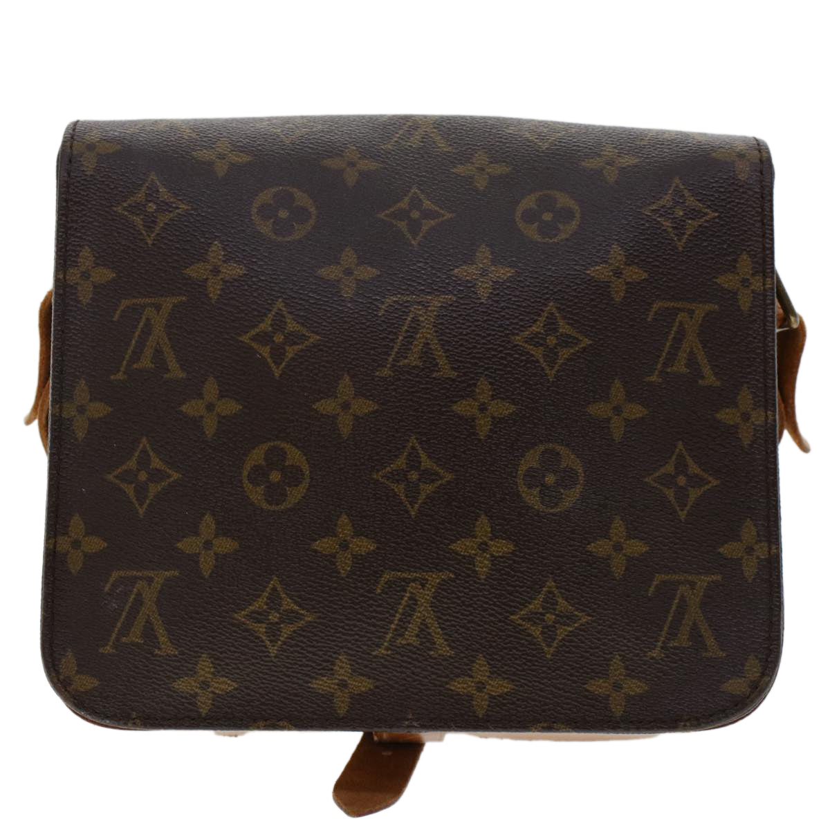 LOUIS VUITTON Monogram Cartouchiere MM Shoulder Bag LV rd5500