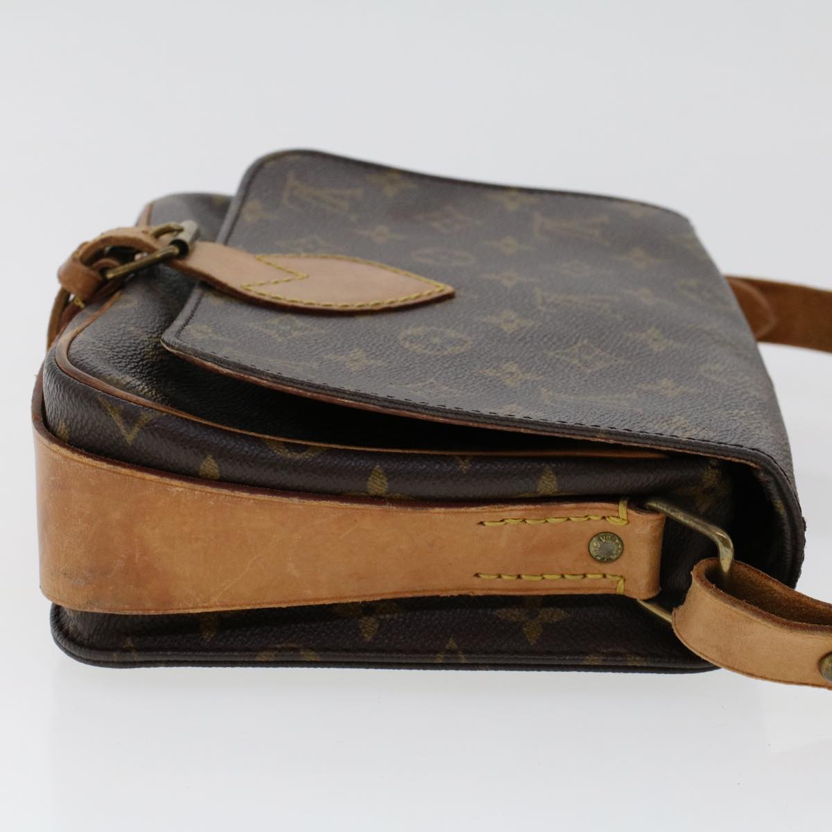 LOUIS VUITTON Monogram Cartouchiere MM Shoulder Bag LV rd5500