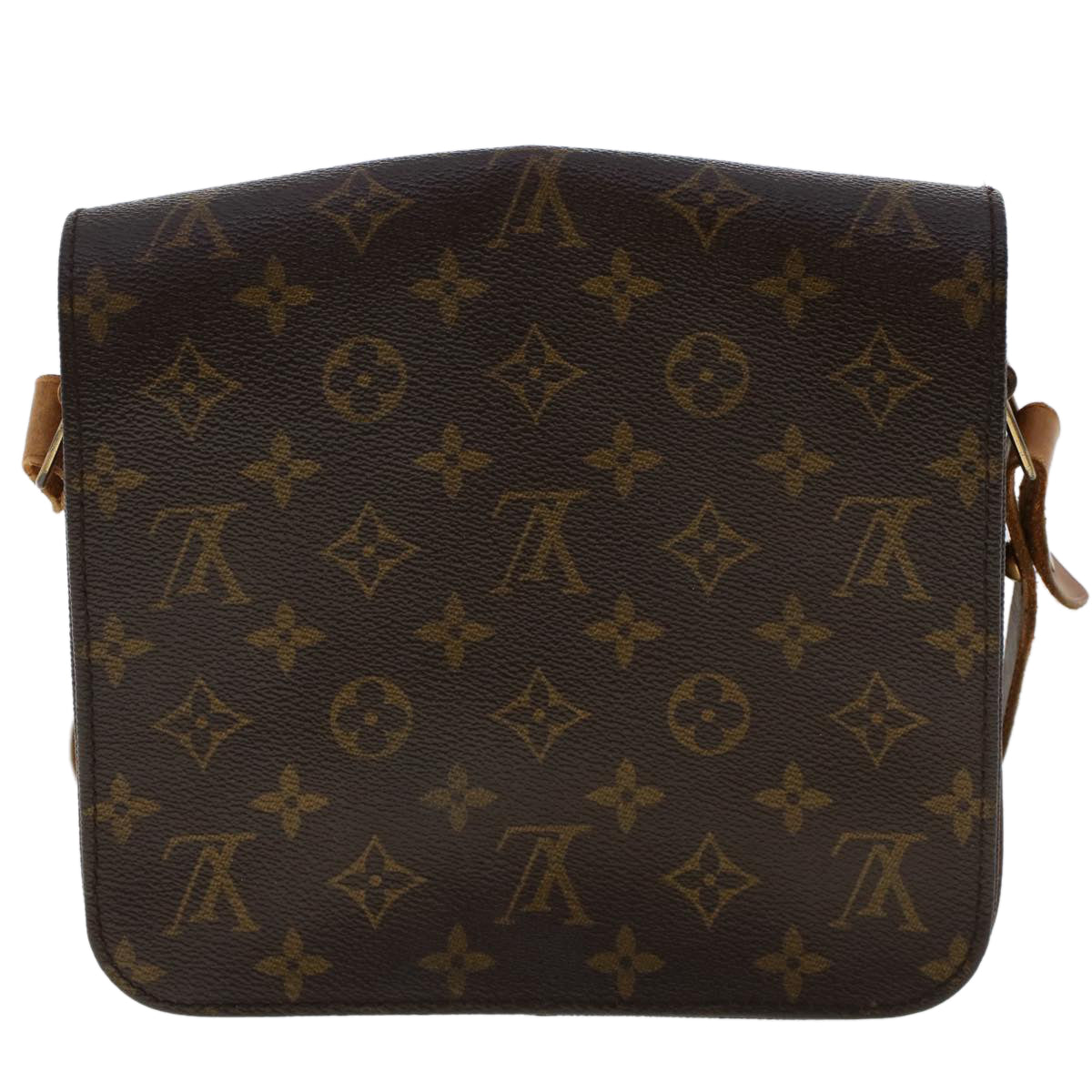 LOUIS VUITTON Monogram Cartouchiere MM Shoulder Bag LV rd5501