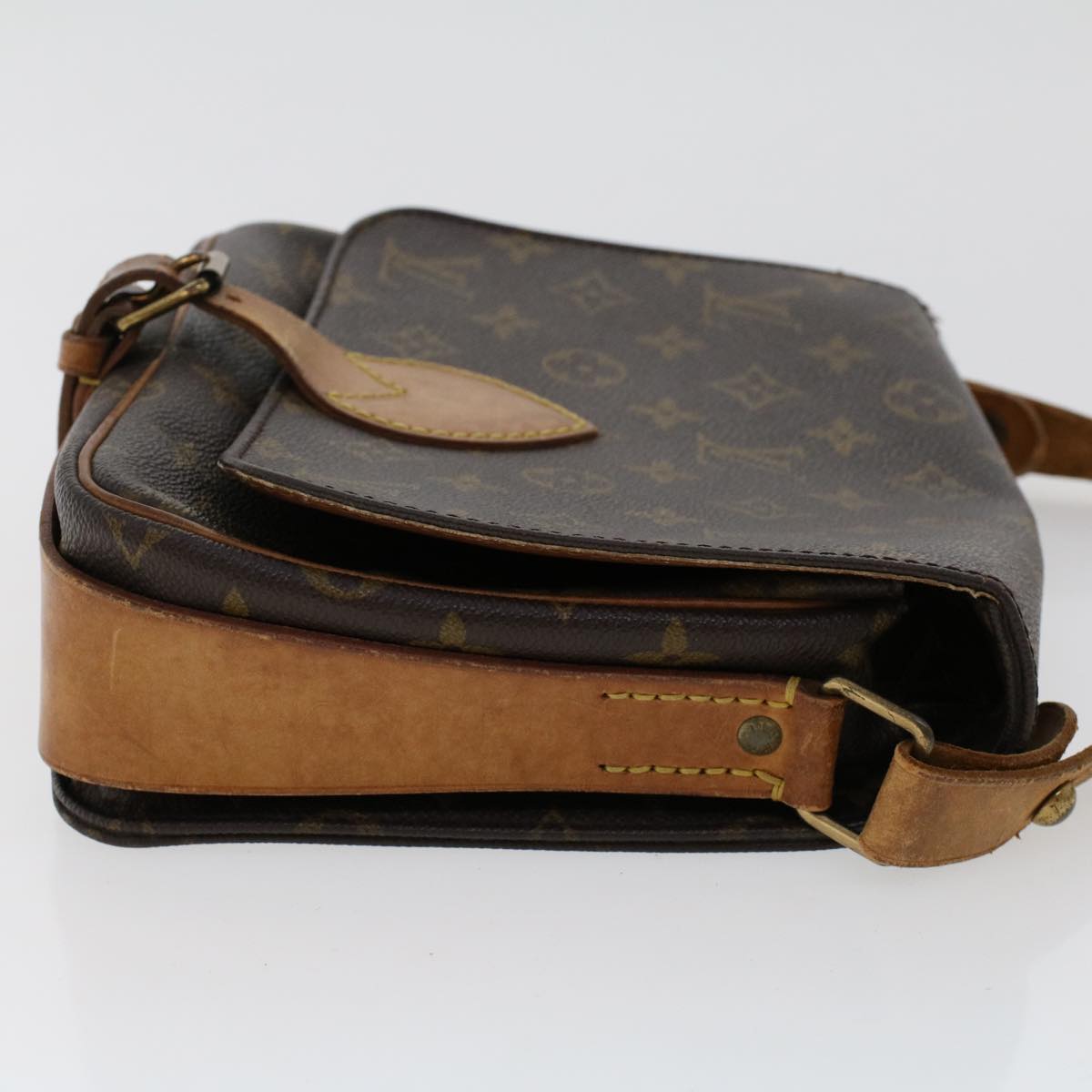 LOUIS VUITTON Monogram Cartouchiere MM Shoulder Bag LV rd5501