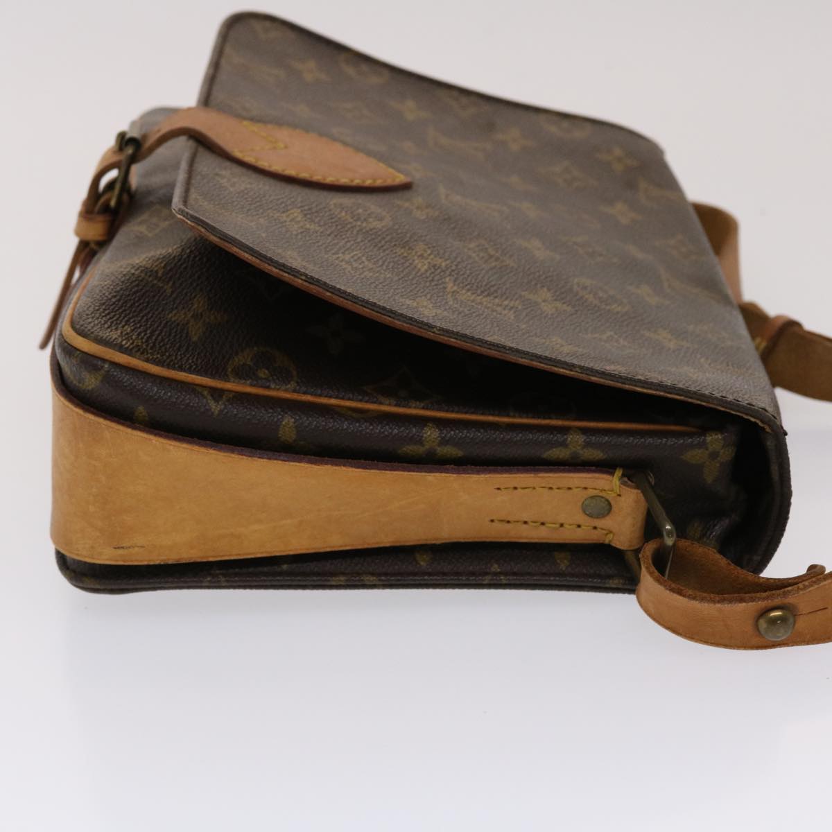 LOUIS VUITTON Monogram Cartouchiere GM Shoulder Bag LV rd5520