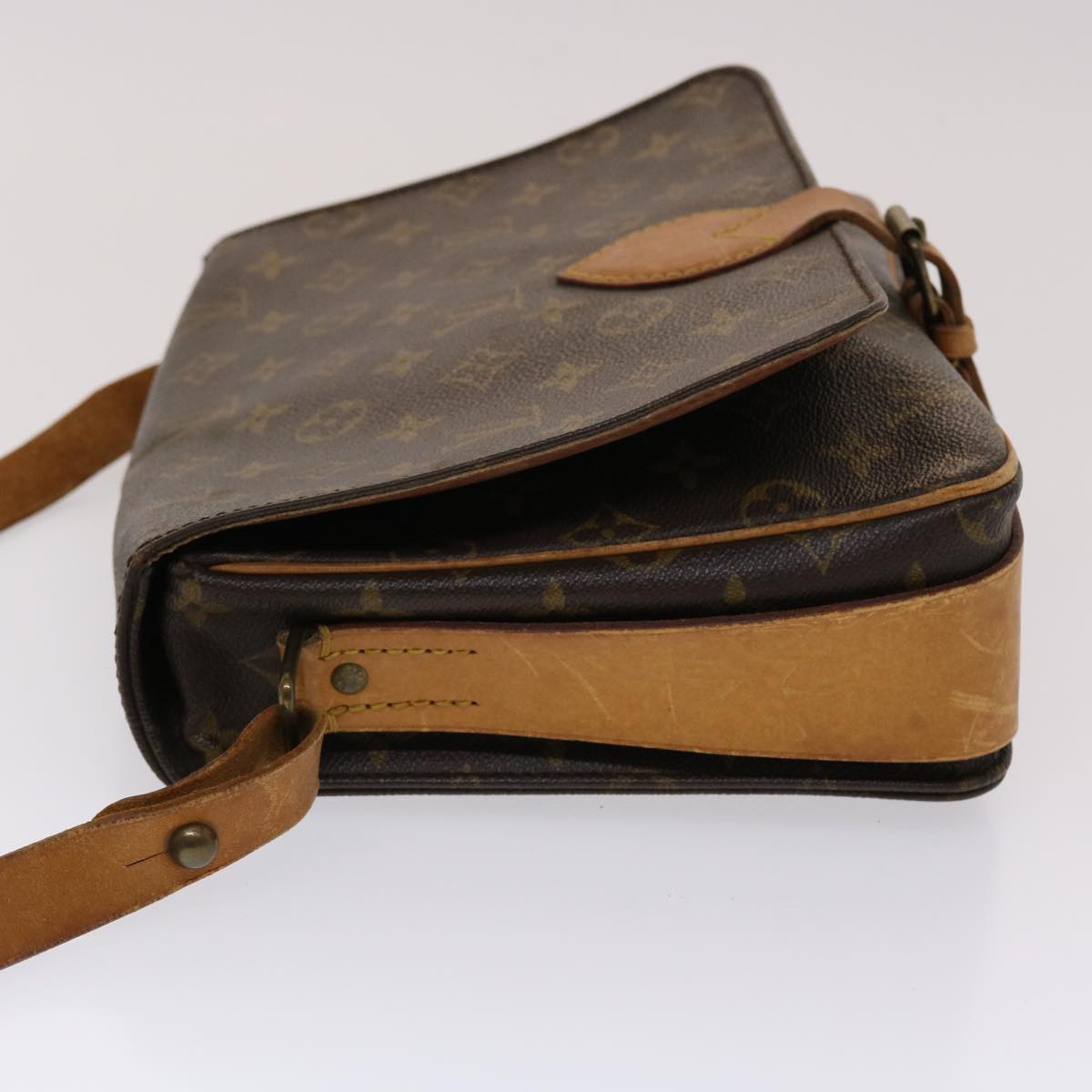 LOUIS VUITTON Monogram Cartouchiere GM Shoulder Bag LV rd5520