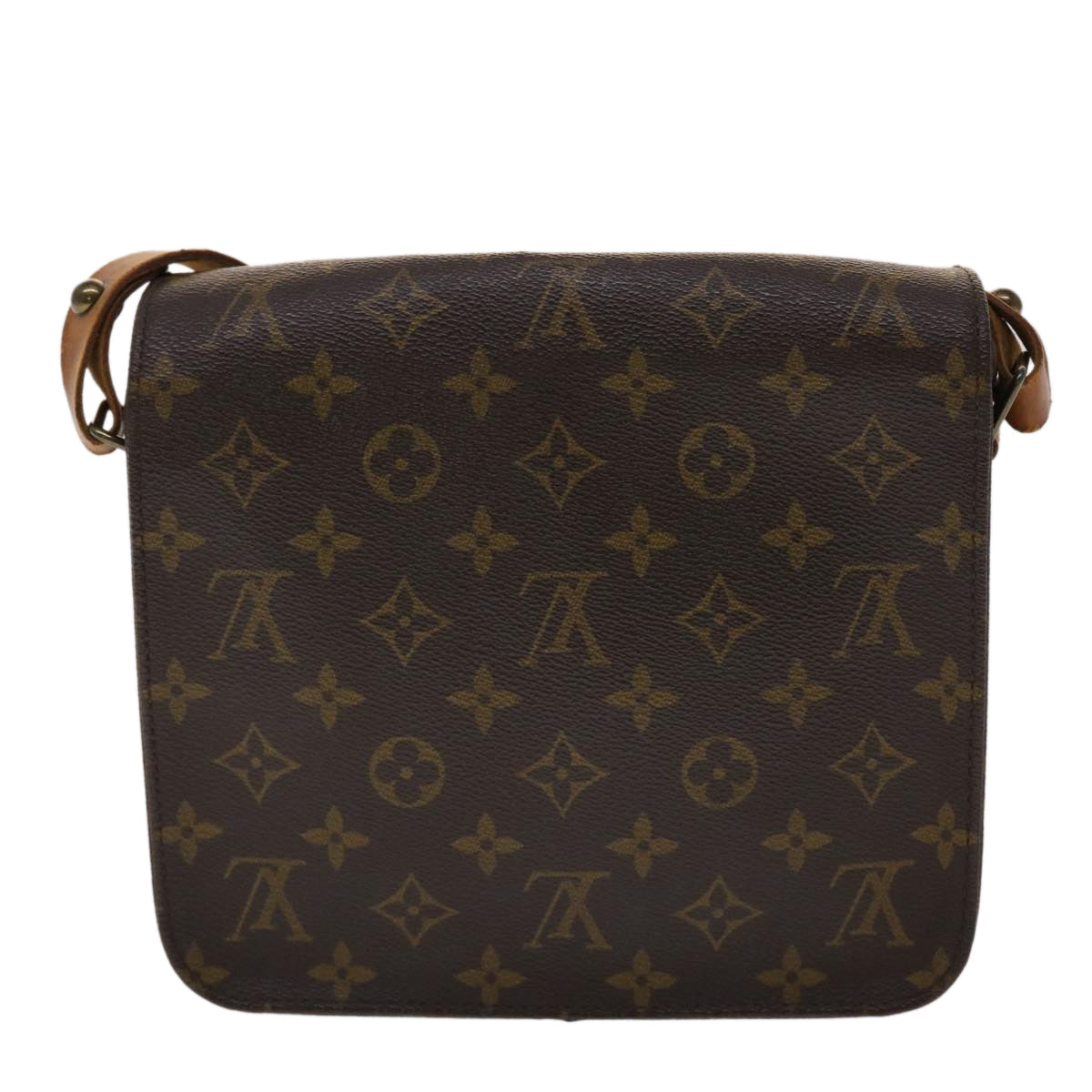 LOUIS VUITTON Monogram Cartouchiere MM Shoulder Bag LV rd5582