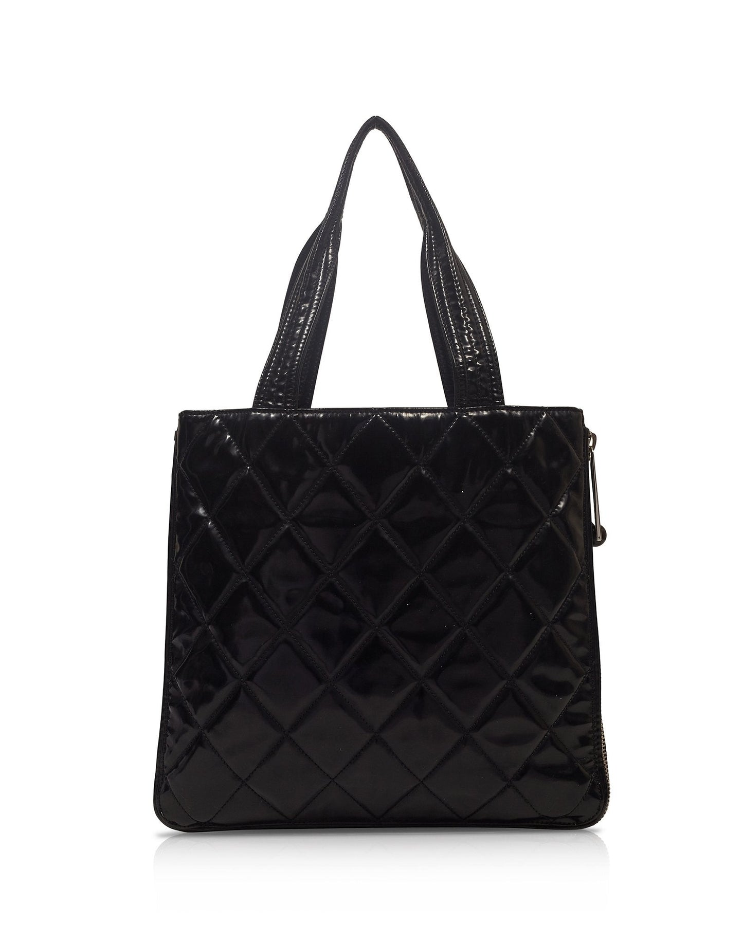 Chanel Black Patent Leather Paris Shanghai Expandable Tote