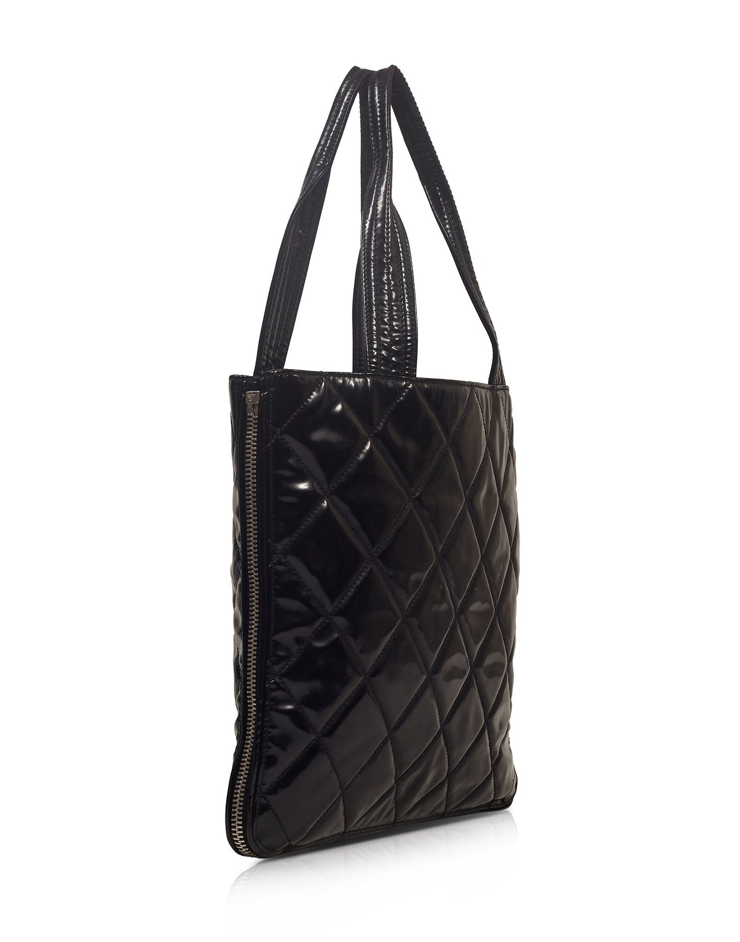 Chanel Black Patent Leather Paris Shanghai Expandable Tote