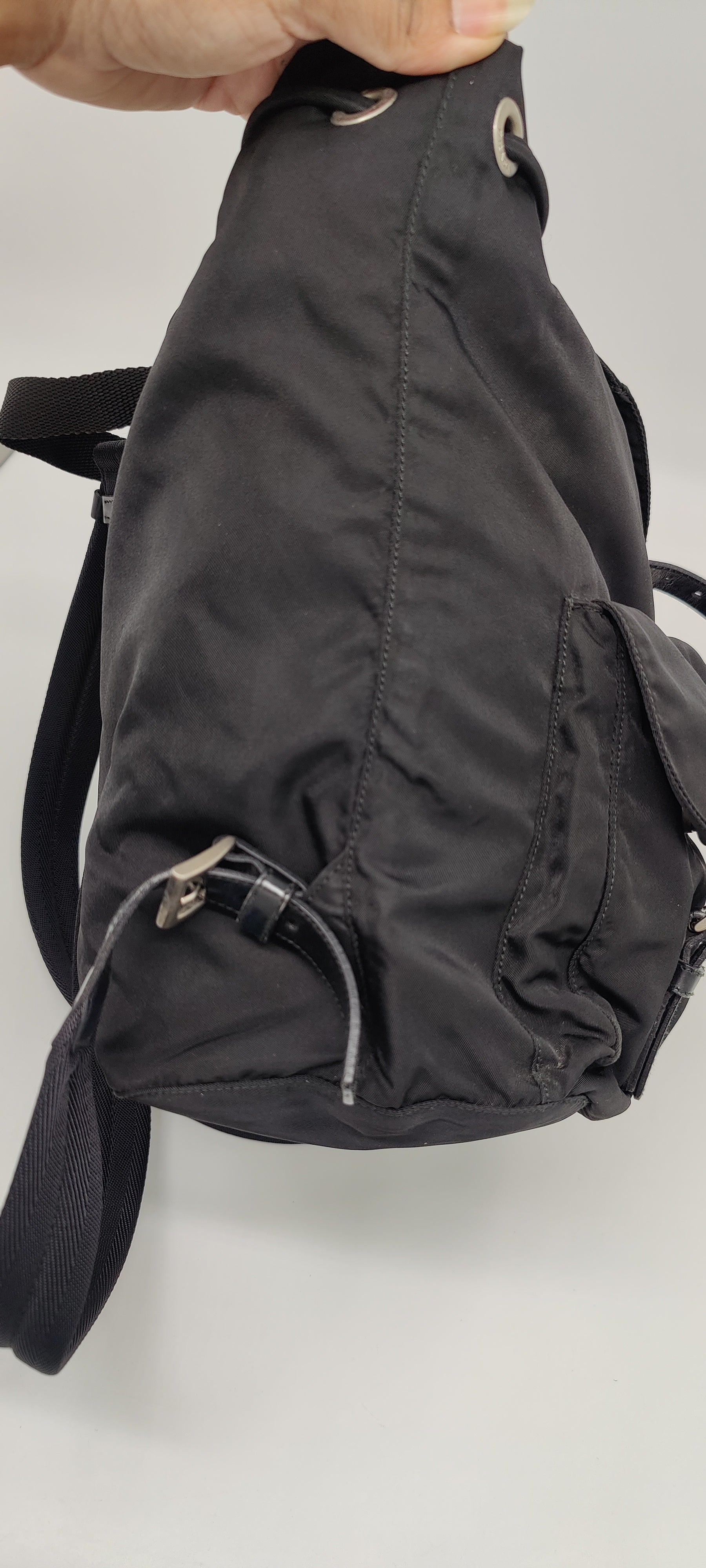 Prada Backpack in Black Nylon